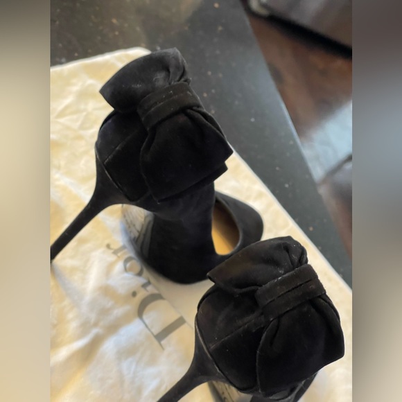 Dior suede bow tie heels - Picture 4 of 4